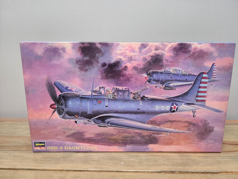 Hasegawa #09119 1/48 SBD-3 Dauntless Bomber Model Kit